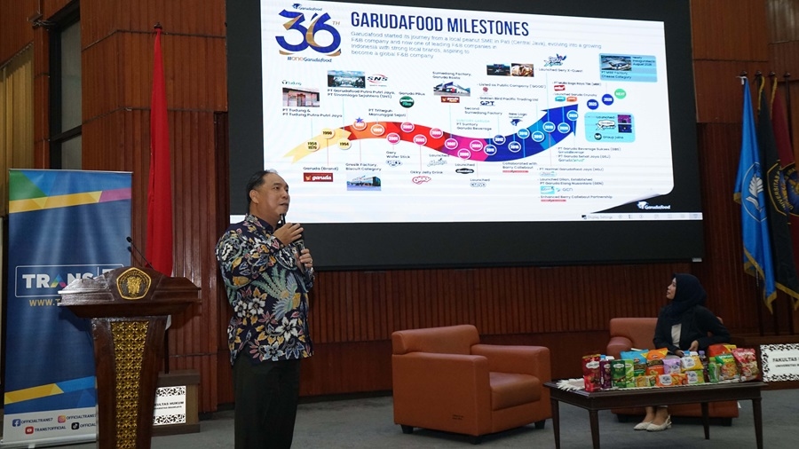 Direktur Garudafood Bagikan Kisah Transformasi Digital dan Keberlanjutan kepada Mahasiswa Universitas Brawijaya