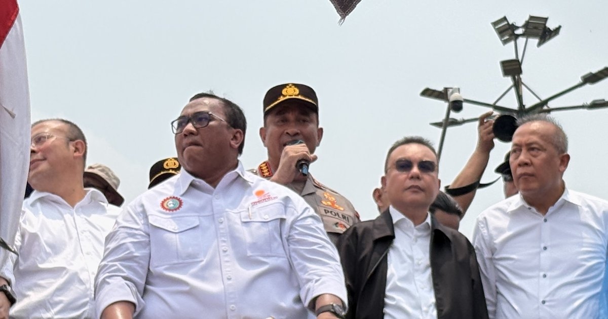Temui Buruh Bersama DPR, Kapolri Suyudi Apresiasi Demo Buruh Berlangsung Tertib