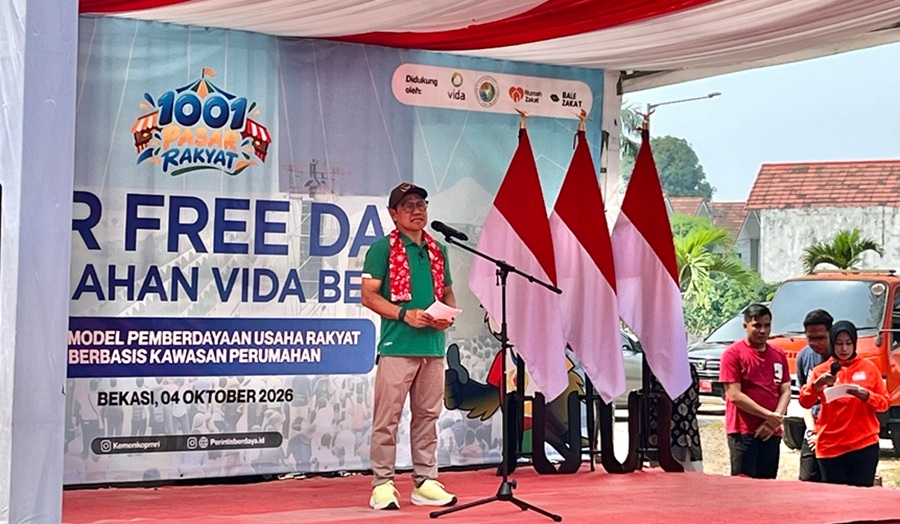 Menko PM Dorong Kawasan Perumahan Jadi Ekosistem Ekonomi Lewat Program 1001 Pasar Rakyat