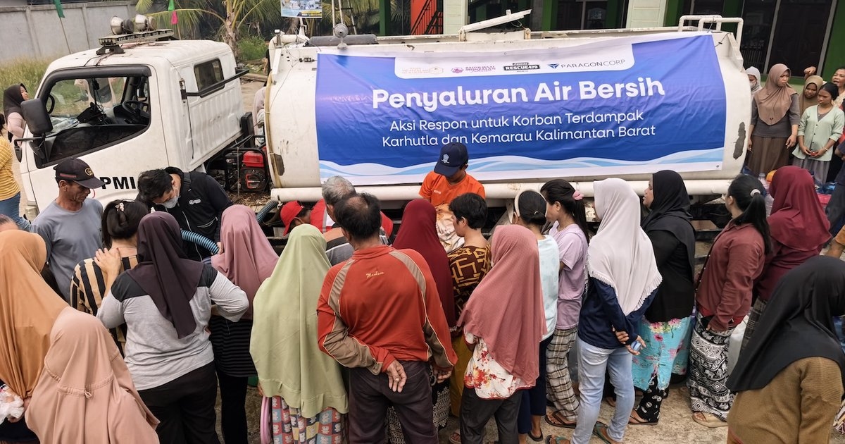 Paragon Kahf Salurkan 11.000 Masker N95 dan Tabung Oksigen untuk Korban Karhutla