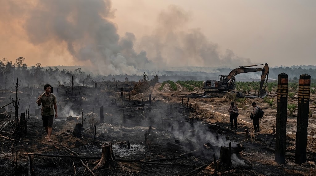 243 Orang dan 13 Korporasi Jadi Tersangka Karhutla, Lahan Terbakar Capai 29.534 Hektare