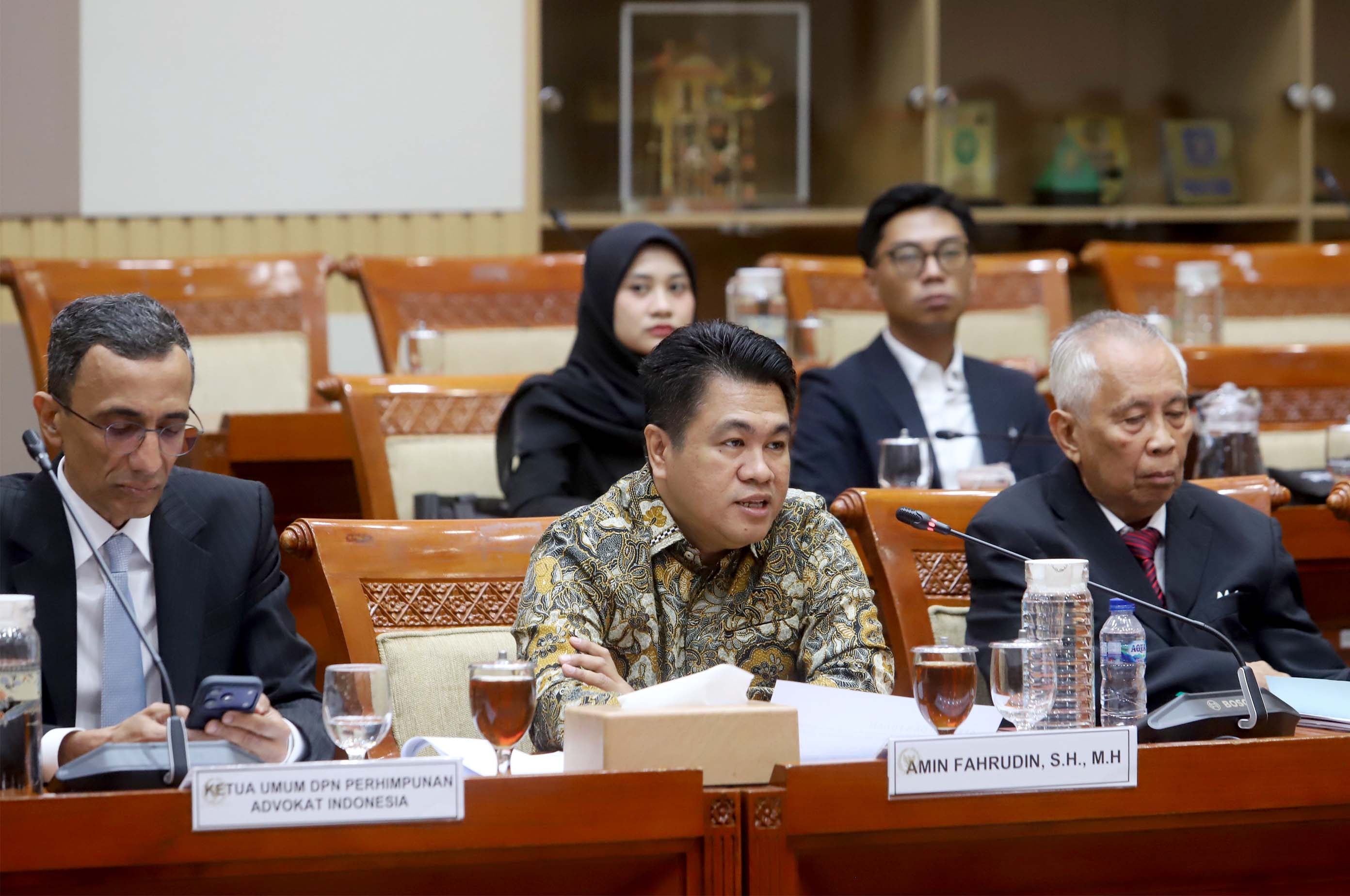 RDPU Komisi III dengan Advokat Bahas RUU Perampasan Aset