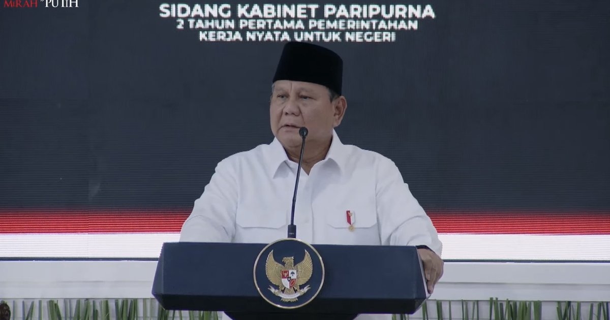 Prabowo: Pangan Bisa Jadi Senjata di Tengah Ancaman Krisis Global