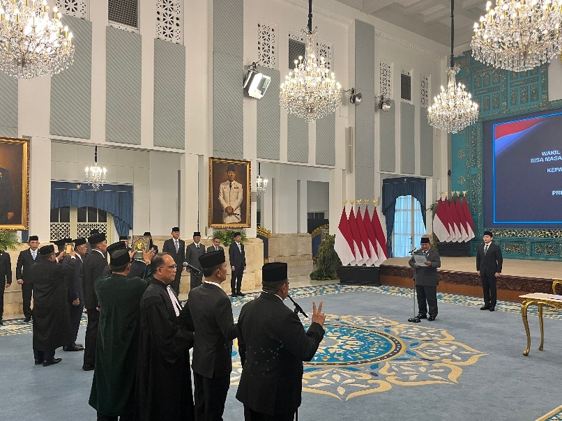 Prabowo Lantik Empat Wakil Menteri, Ada Wamenhan hingga Wamentan