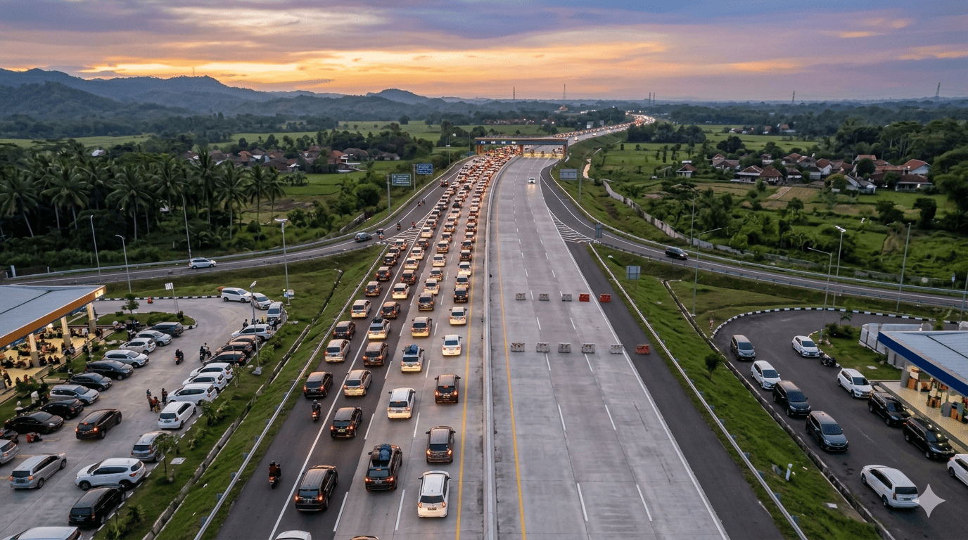 Jadwal One Way Mudik 2026 Lengkap: Aturan Ganjil Genap dan Contraflow Tol Lebaran