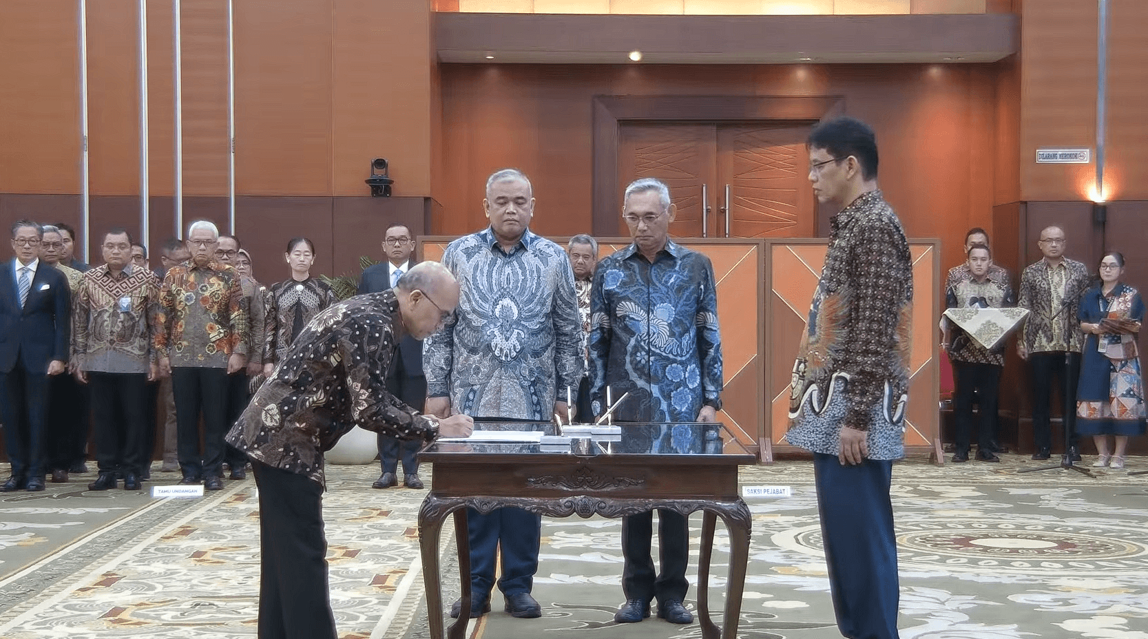 Purbaya Lantik Robert Marbun jadi Sekjen Kemenkeu
