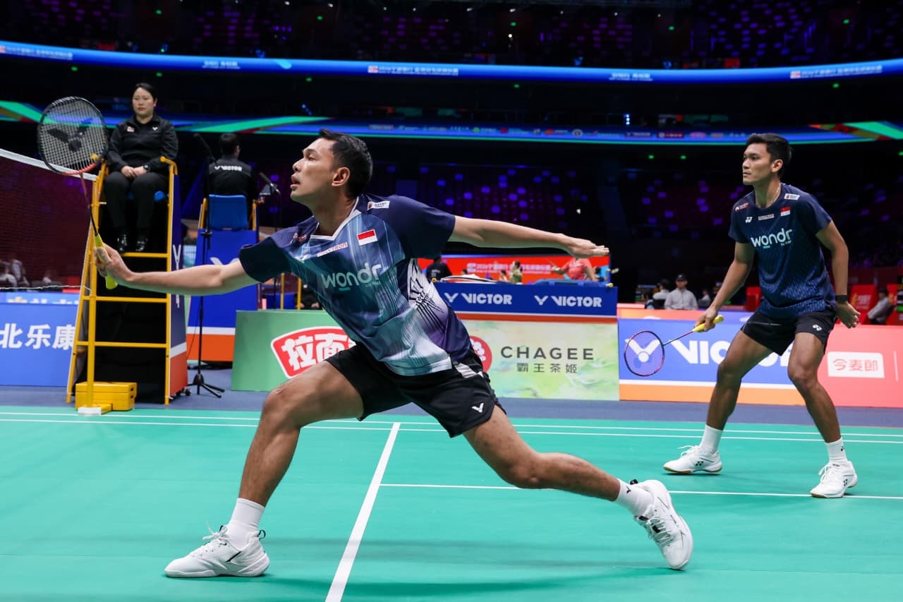 Kejuaraan Bulutangkis Asia: Fajar/Fikri Tanpa Hambatan, Raymond/Joaquin Dijungkalkan Wakil Korea