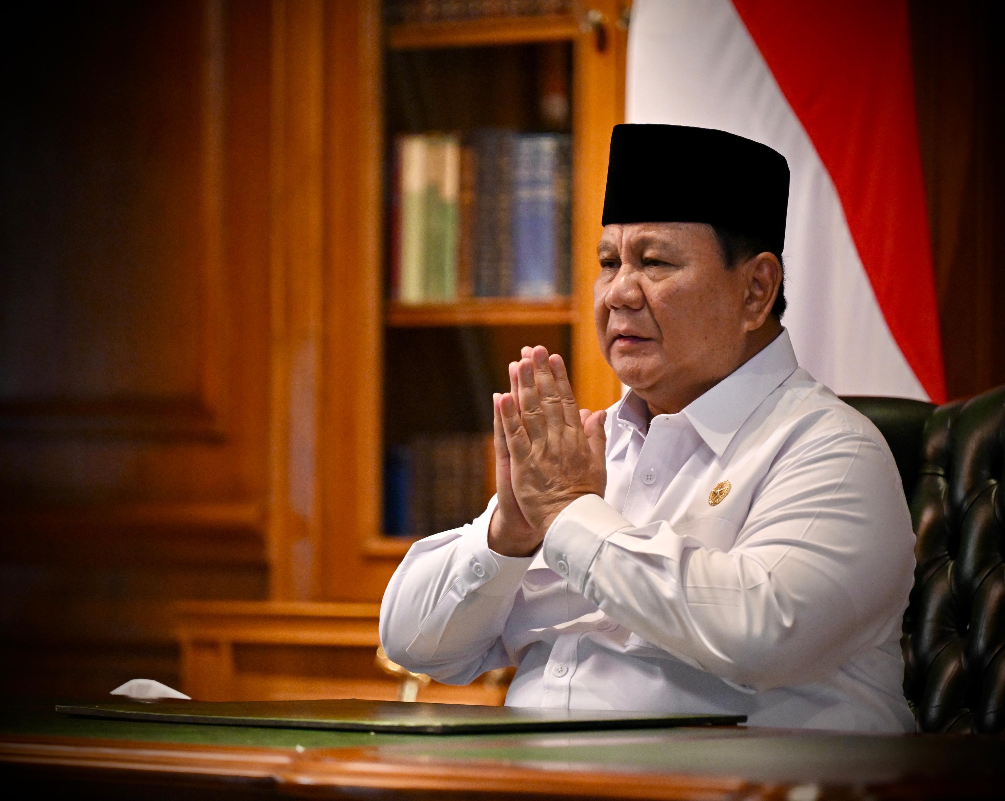 Presiden Prabowo Ucapkan Selamat Dharma Santi 2026, Tekankan Harmoni dan Persatuan