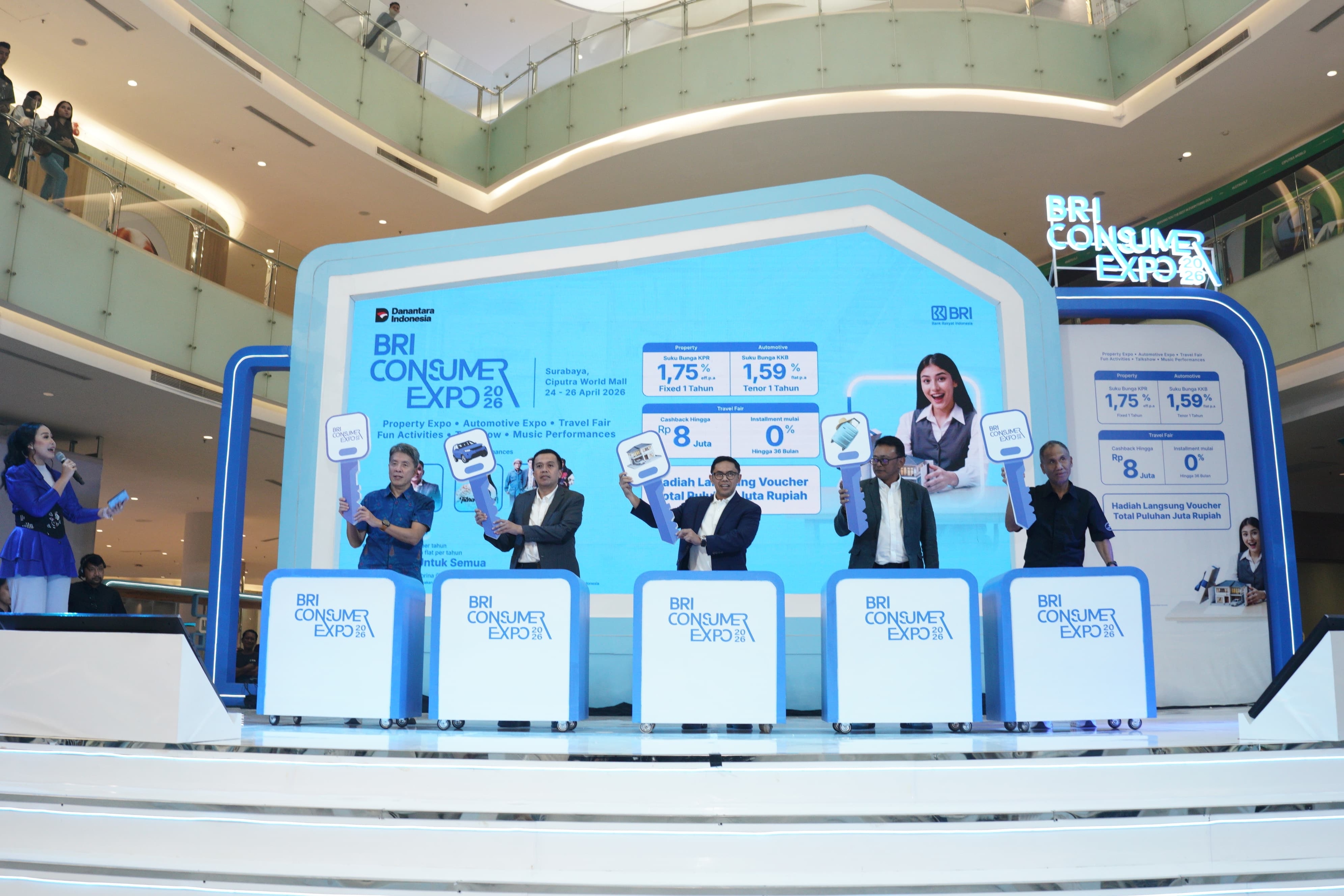 BRI Consumer Expo 2026 Hadir di Surabaya, Solusi Lengkap Hunian, Kendaraan, hingga Liburan dalam Satu Event  Surabaya