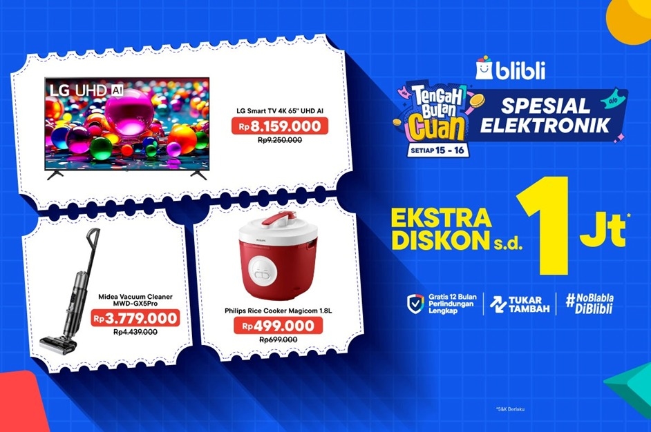 Tren Smart Home Naik, Blibli Tebar Diskon Elektronik