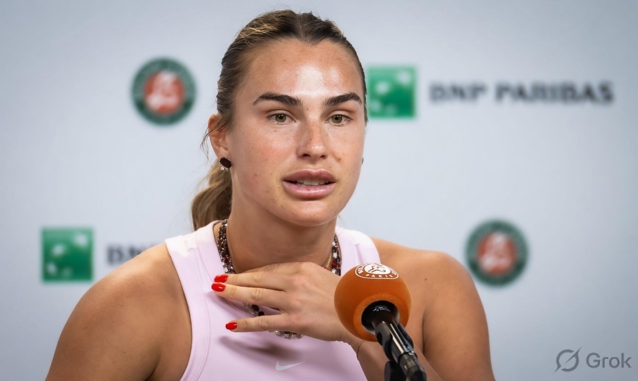 Prancis Terbuka: Protes Hadiah Terlalu Kecil, Aryna Sabalenka Ogah Lama-lama Konferensi Pers