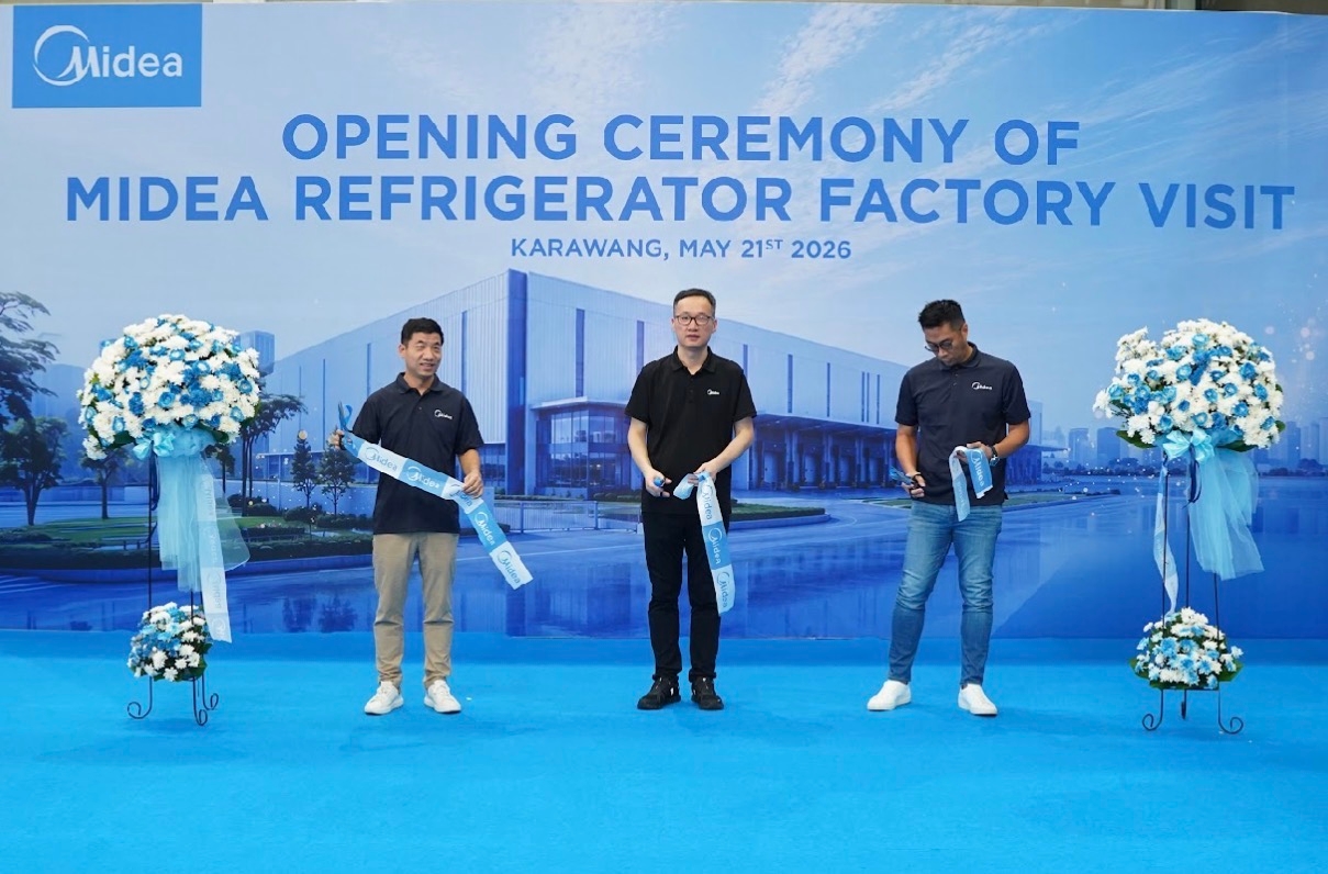Midea Resmikan Pabrik Kulkas Terbesar di Indonesia, Siap Produksi 2 Juta Unit per Tahun