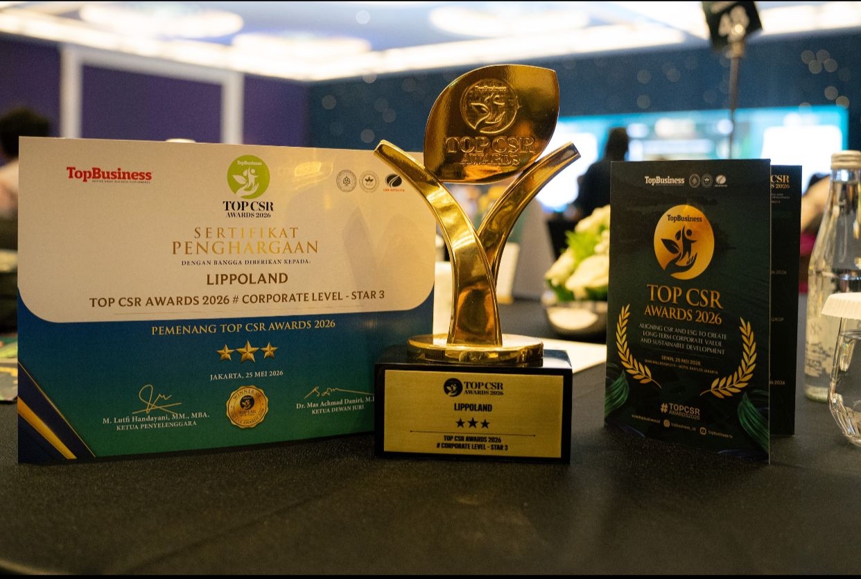 Integrasikan ESG dan CSR, LippoLand Raih Penghargaan Top CSR Awards 2026