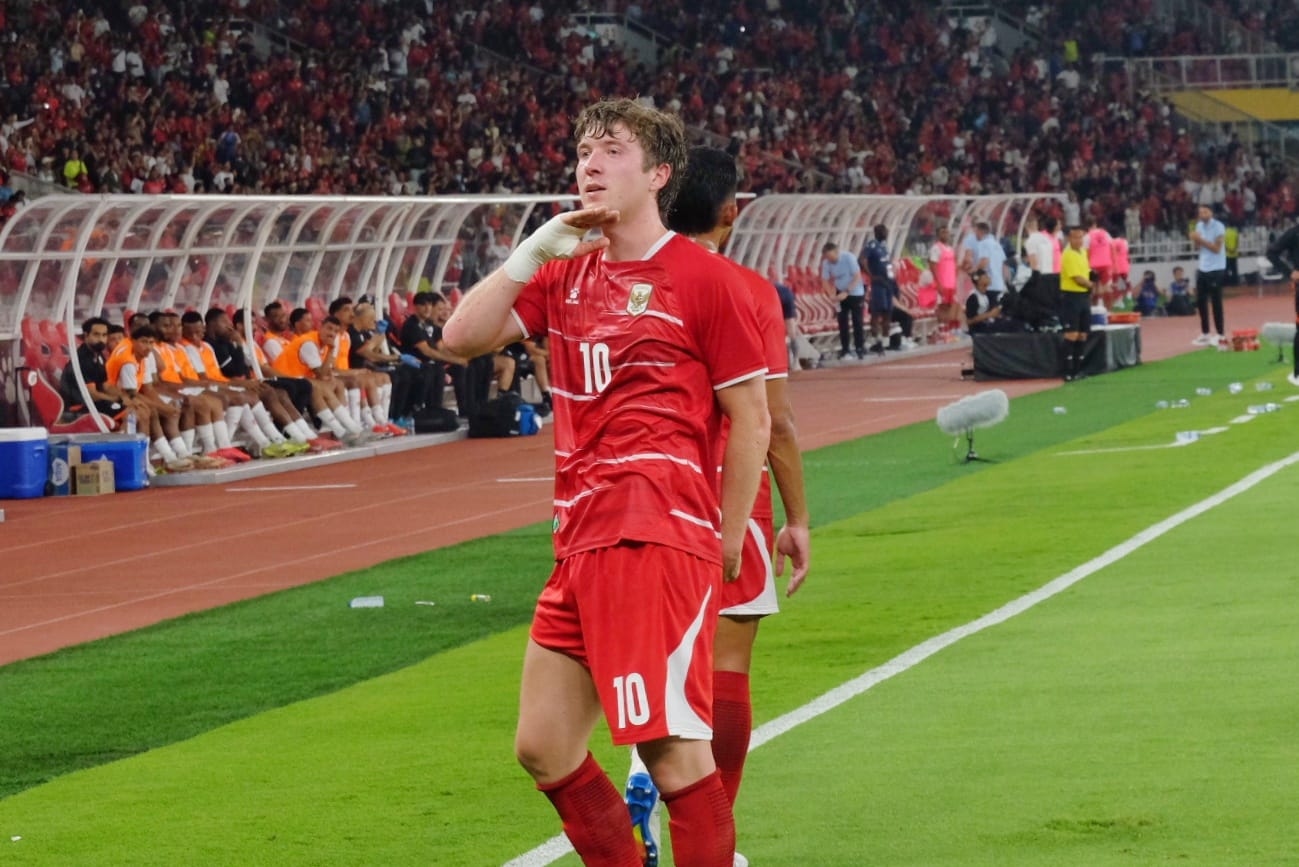 Indonesia vs Oman: Justin Hubner dan Ole Romeny Bawa Garuda Sementara Unggul 2-0