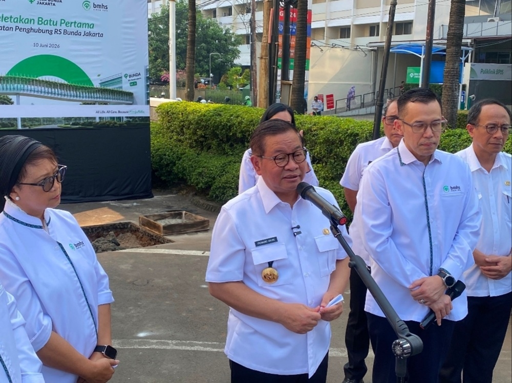 Perkuat Integrasi Layanan Pasien, Pramono Anung Resmikan Pembangunan Groundbreaking Skybridge RS Bunda