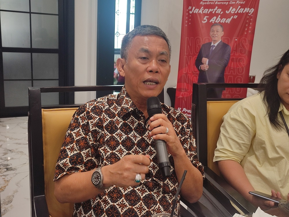 Jelang 500 Tahun Usia Jakarta, Prasetyo Edi Soroti Kondisi SDM, Transportasi hingga Lingkungan