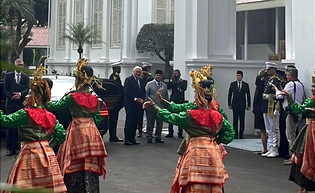 Prabowo Suguhkan Tarian Zapin Khas Melayu, Presiden Jerman Terpana