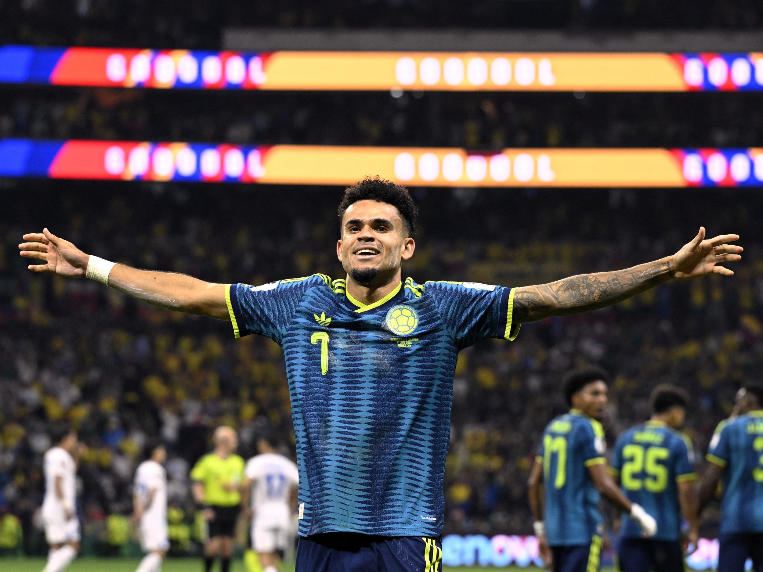 Uzbekistan vs Kolombia: Hajar Tim Debutan, Luis Diaz Jadi Bintang Kemenangan Los Cafeteros