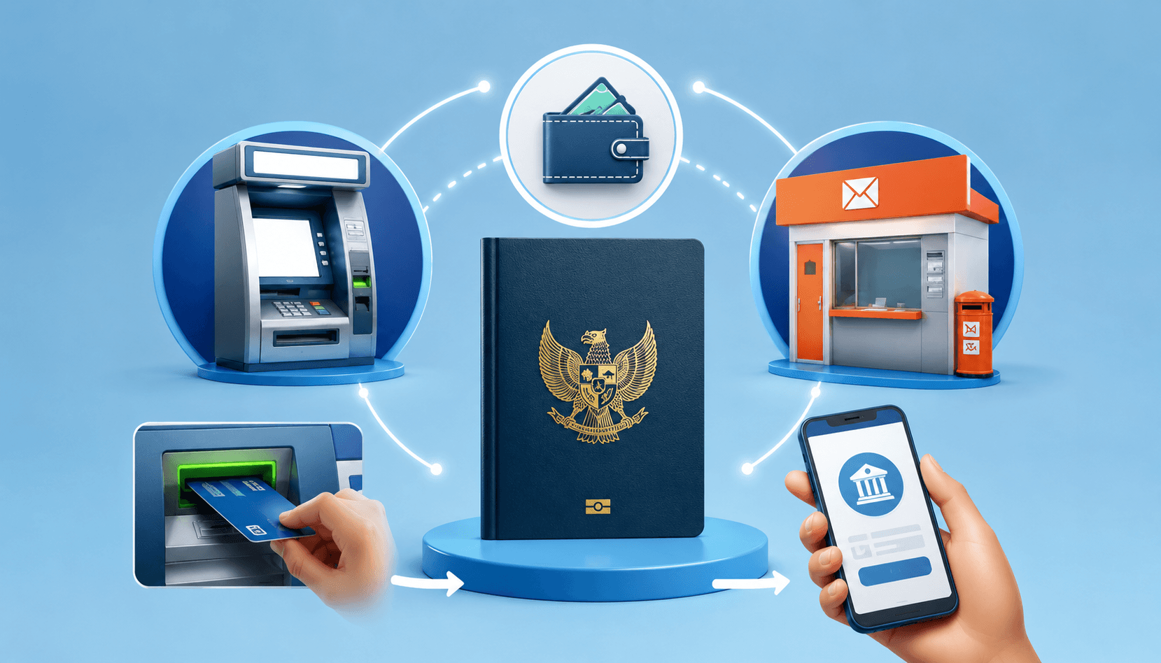Gak Ribet! Cara Bayar Paspor Lewat ATM, Kantor Pos, dan M-Banking 