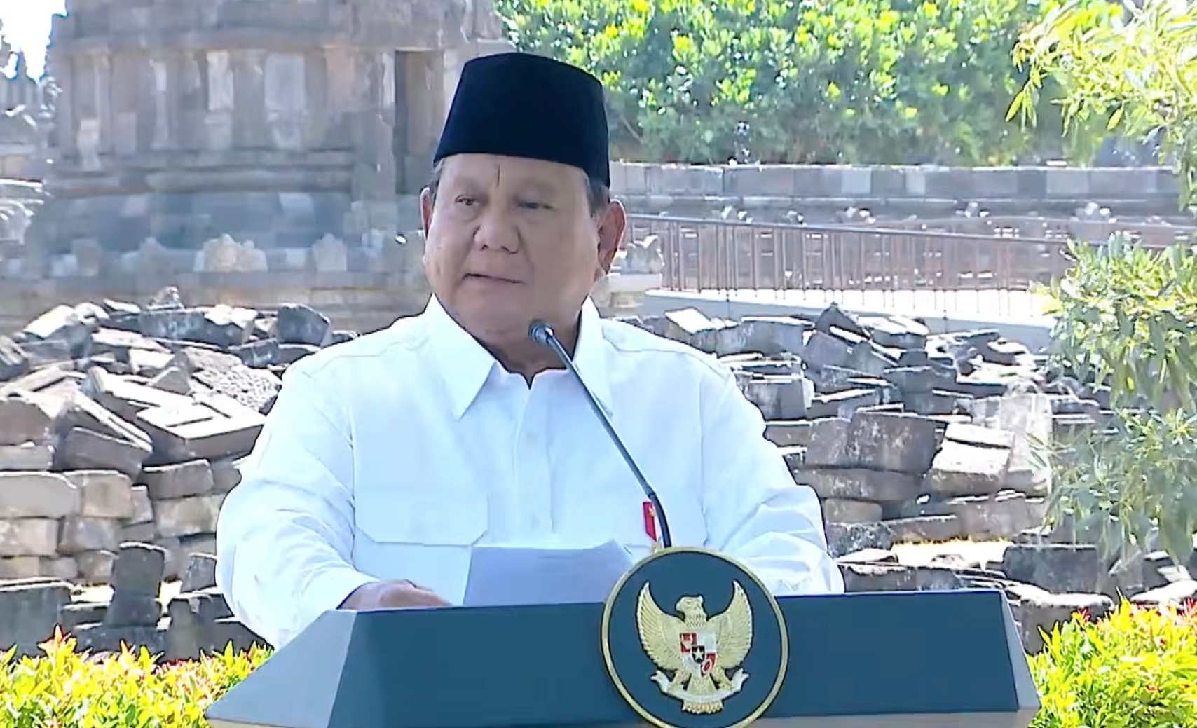 Prabowo: Candi Prambanan Jadi Simbol Hubungan Peradaban RI-India Selama Lebih dari 1.000 Tahun