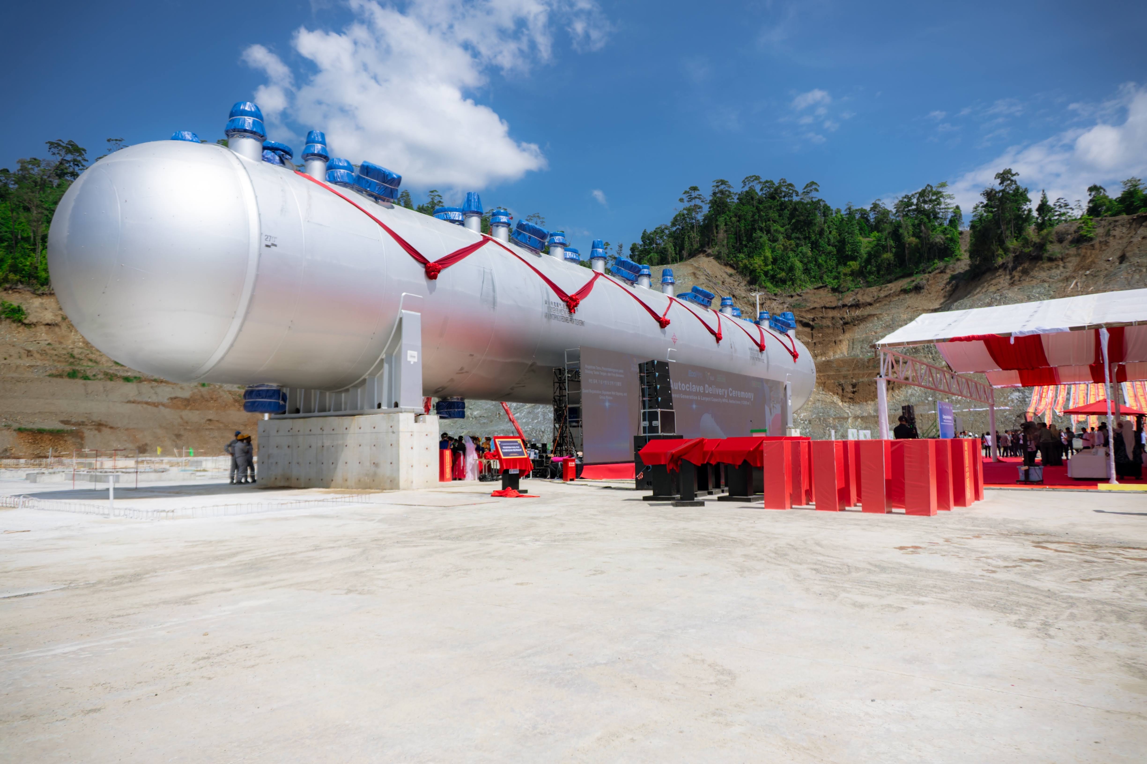 Kebut Hilirisasi Nikel, Autoclave Tiba di Proyek HPAL Morowali