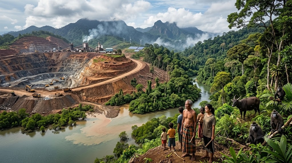 Nikel Hijau Dipertanyakan: Saat Tambang Bahan Baterai Mengancam Surga Biodiversitas Indonesia