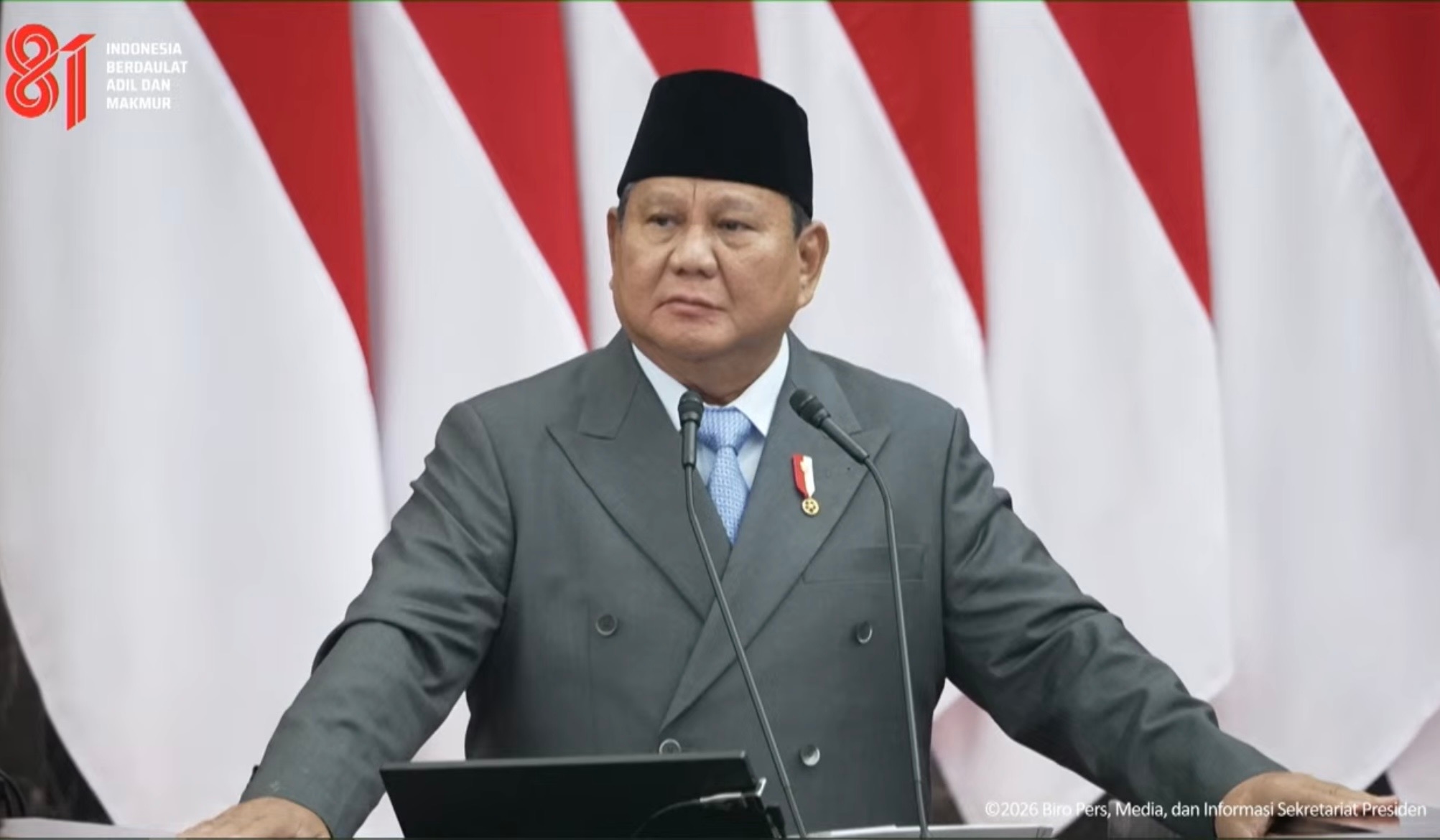 Bursa Mineral dan Komoditas Strategis Ditarget Beroperasi Januari 2027, Prabowo Serahkan Pengawasan ke OJK