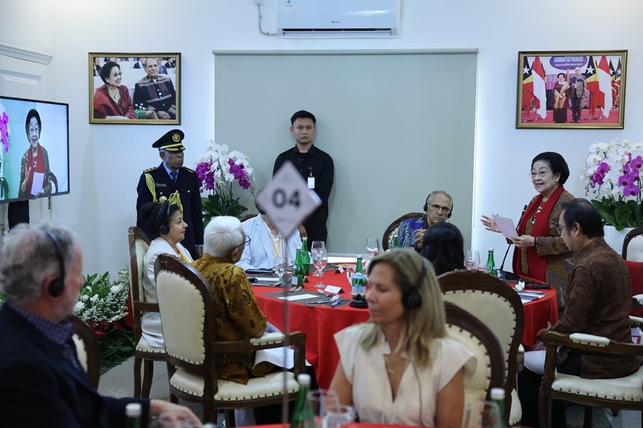 Megawati Soroti Perubahan Iklim hingga Perkembangan AI di Depan Presiden Timor Leste