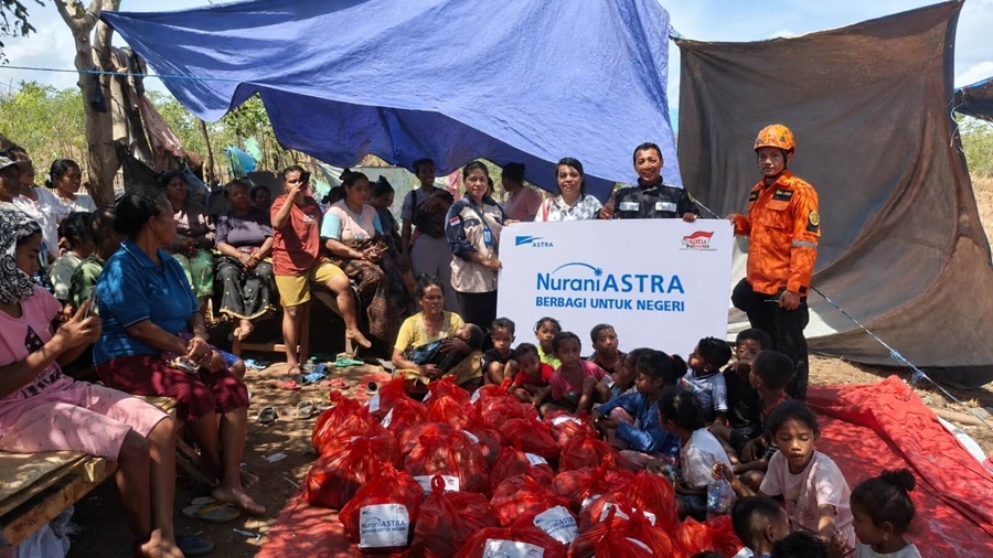 Nurani Astra Bangun Tujuh Posko Bantuan bagi Masyarakat Terdampak Gempa di NTT