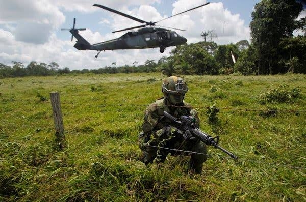 Kolombia Gempur Basis Pemberontak, 20 Gerilyawan Tewas dalam Serangan Udara