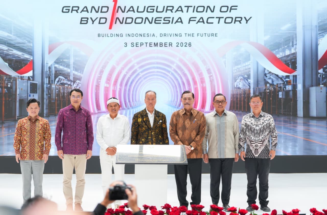 Pabrik BYD Mulai Beroperasi, Kemenperin Perkuat Industri EV Lokal