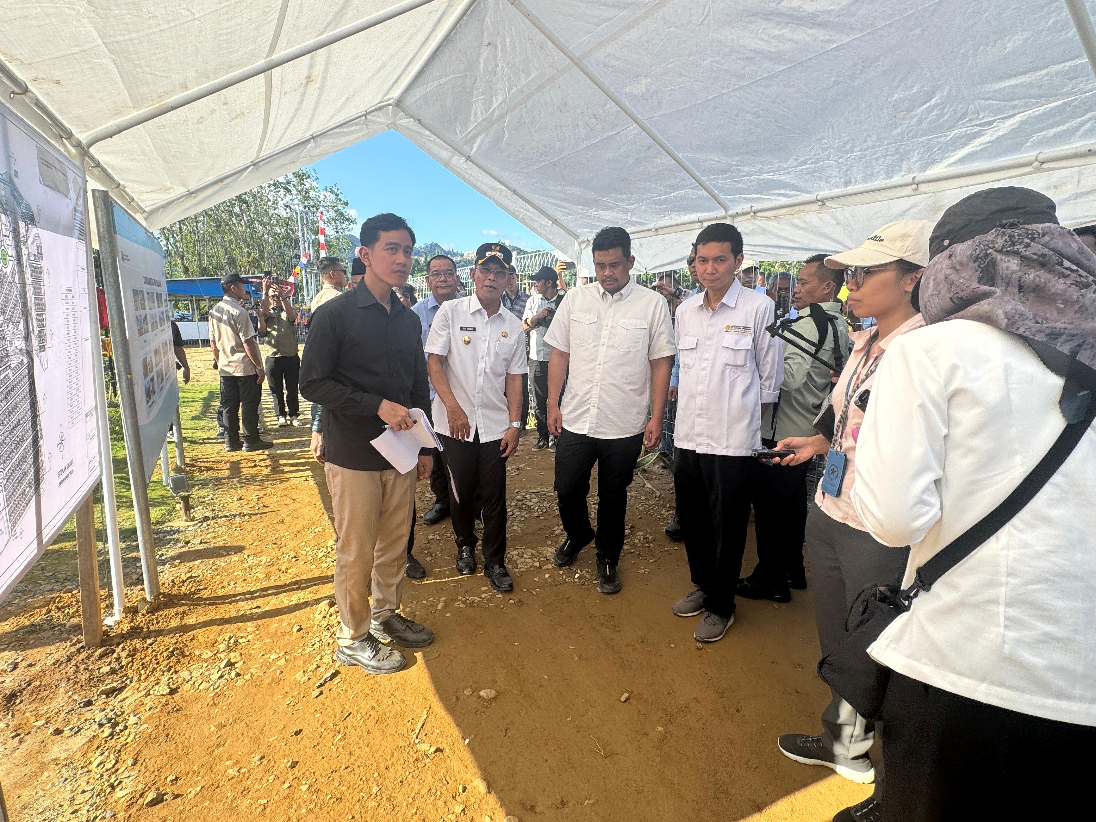 Gibran Pastikan Huntap untuk Warga Terdampak Banjir di Desa Napa Dibangun Bulan Ini