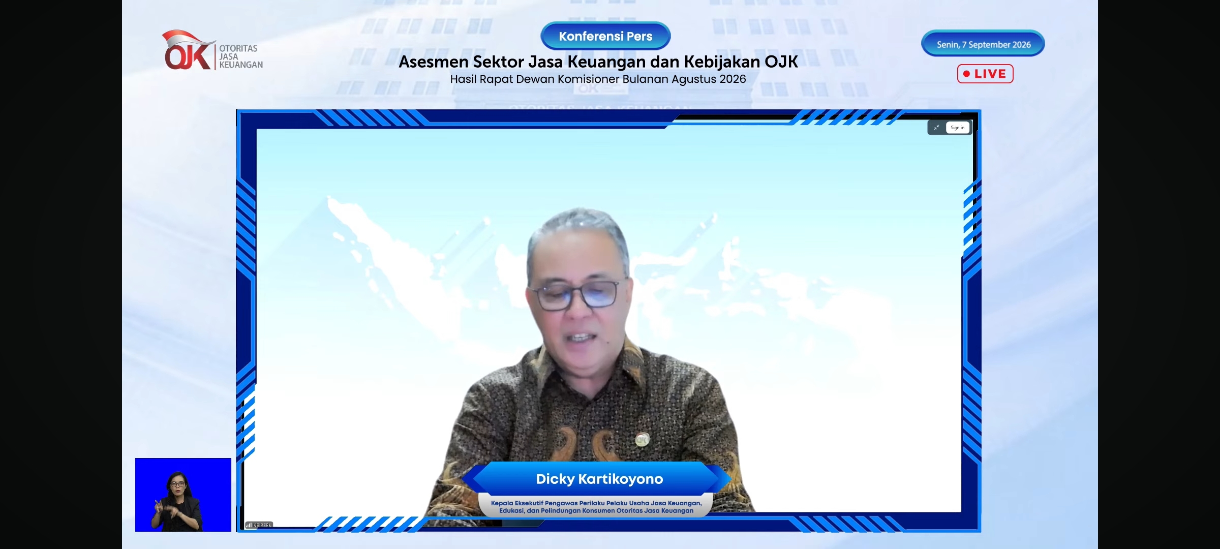 OJK Blokir 659 Ribu Rekening Terlibat Fraud Selama November  2024 - Agustus 2026