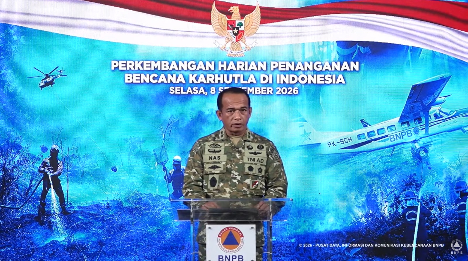 Atasi Karhutla, TNI Terjunkan 80.026 Personel dan Bangun 316 Sumur Bor Baru