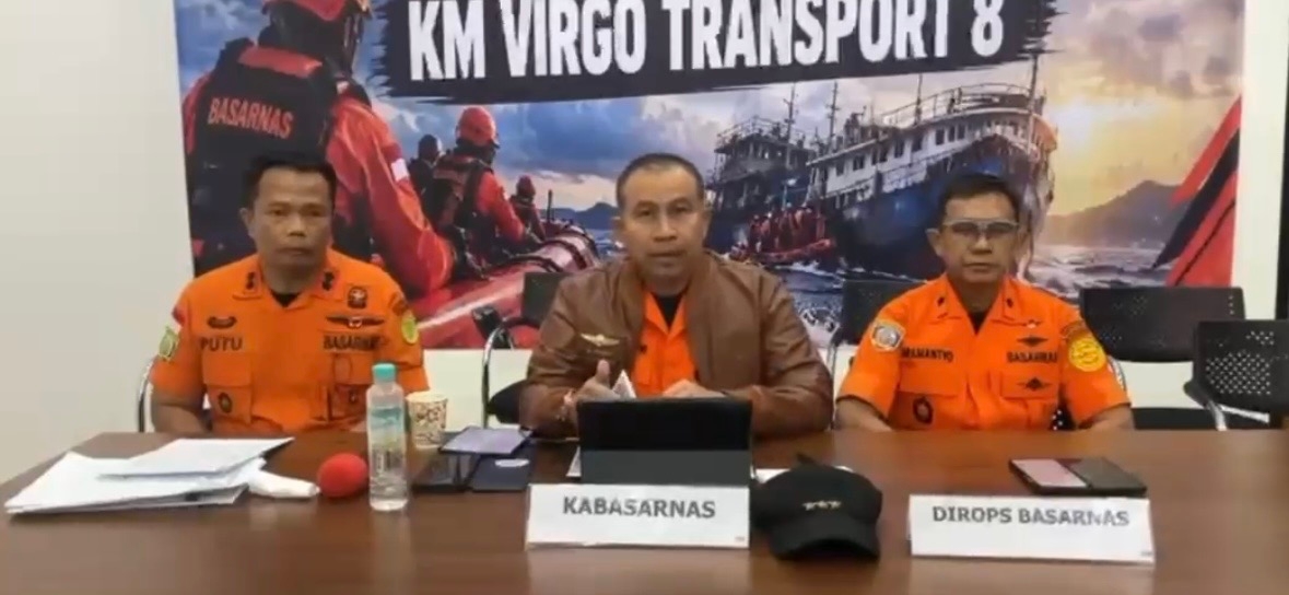 129 Orang Masih Dicari Usai KMP Virgo Transport 8 Tenggelam, Tim SAR Kerahkan Tim Bawah Air