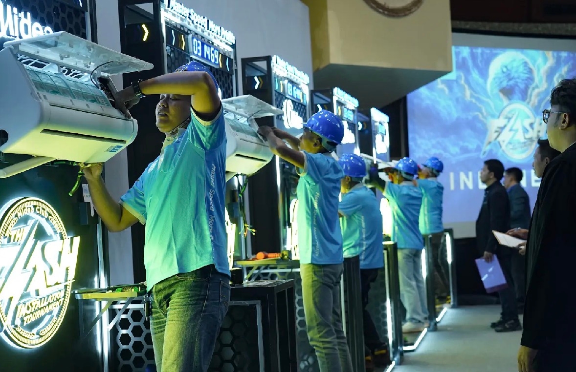 Midea Kirim 5 Installer AC Terbaik ke Kompetisi ASEAN