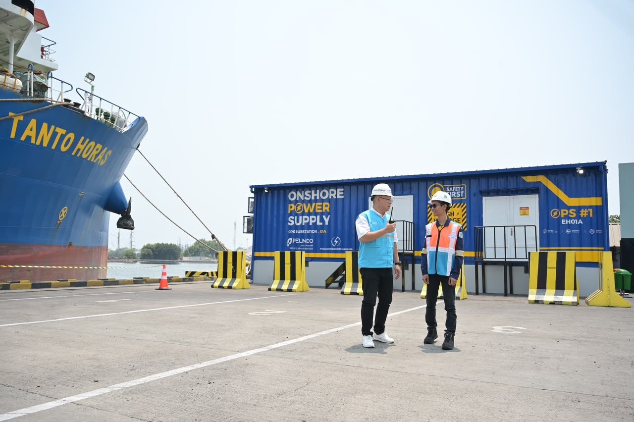 Dorong Green Port, PLN dan Pelindo Resmikan OPS 1 MVA di Tanjung Priok