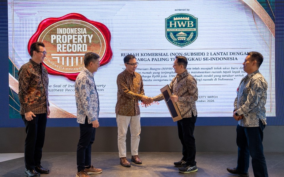 HWB Purwakarta Raih Indonesia Property Record Berkat Upaya Perluas Hunian Terjangkau