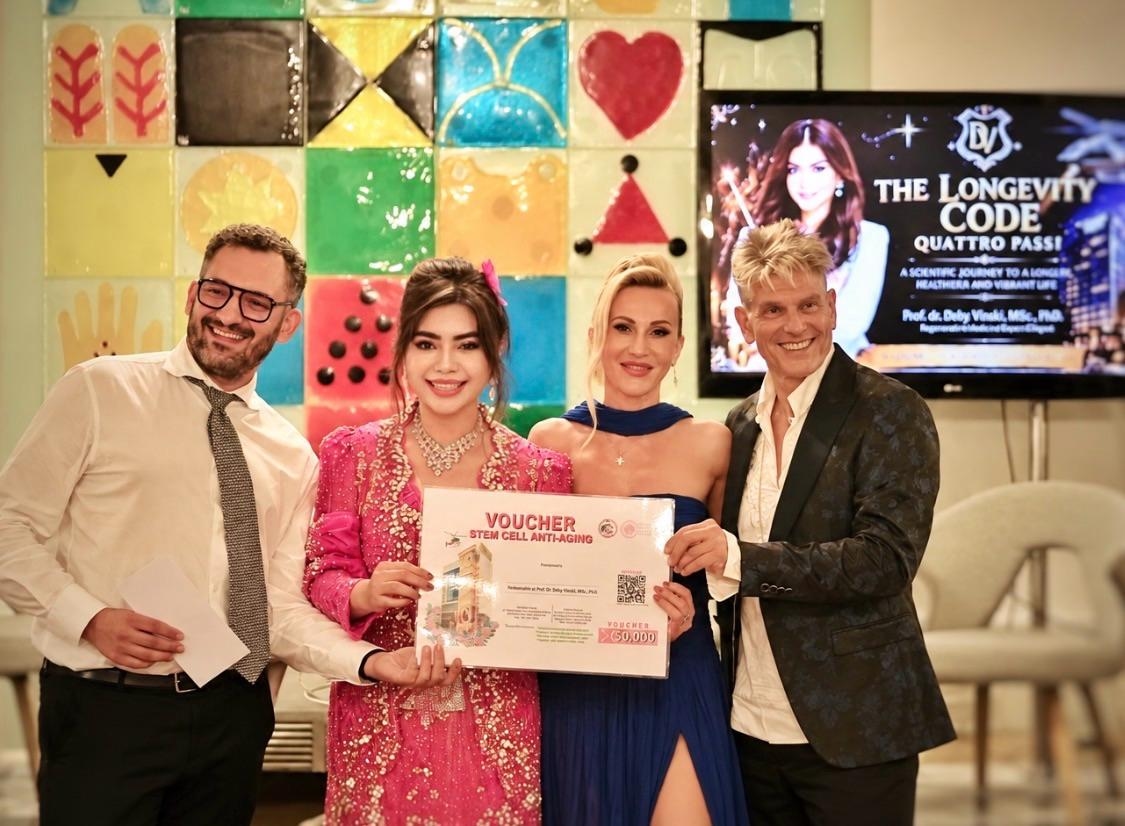 Prof. Deby Vinski Bawa Sains dan Sinematik Hollywood ke Panggung Dunia di Venice