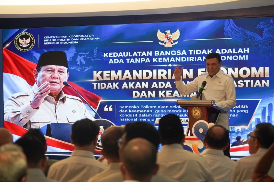Menko Polkam Ajak Anggota Kadin Perkuat Sinergi Ekonomi