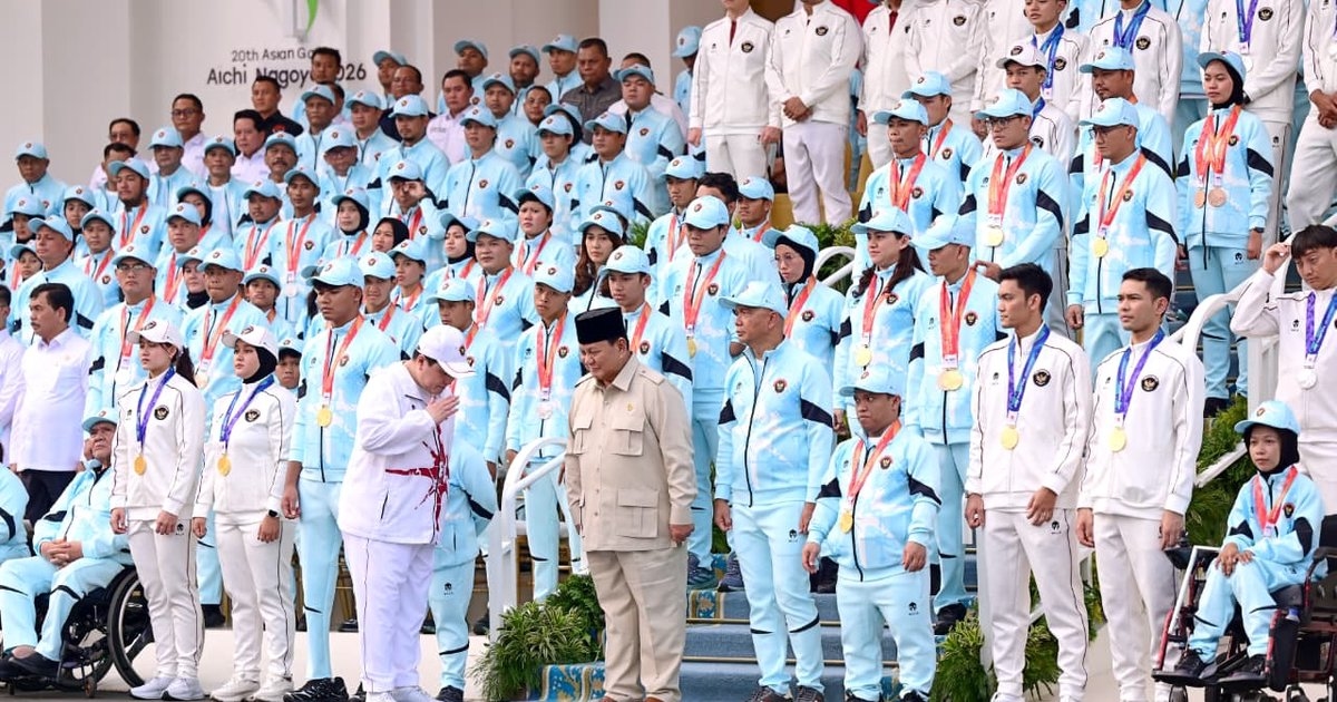 Prabowo Beri Bonus hingga Rp3 Miliar untuk Atlet Peraih Medali Asian Games dan Asian Para Games Aichi-Nagoya 2026