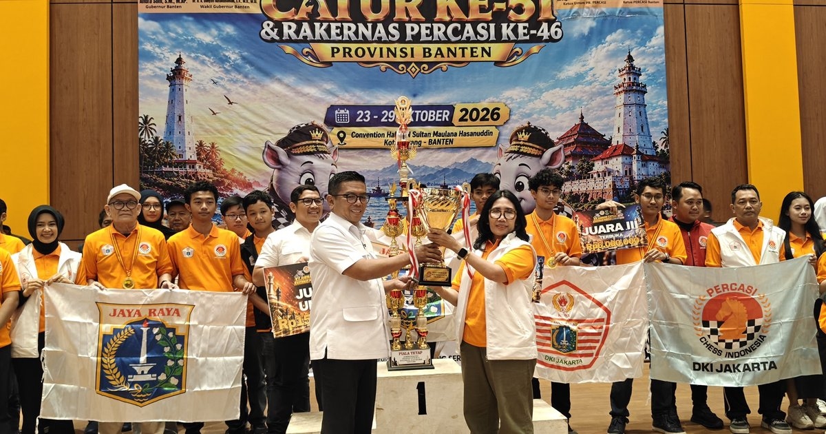 Hattrick Juara Umum Kejurnas Catur 2026, Percasi DKI Janjikan Bonus Lipat Dua dan Kirim Atlet ke Eropa
