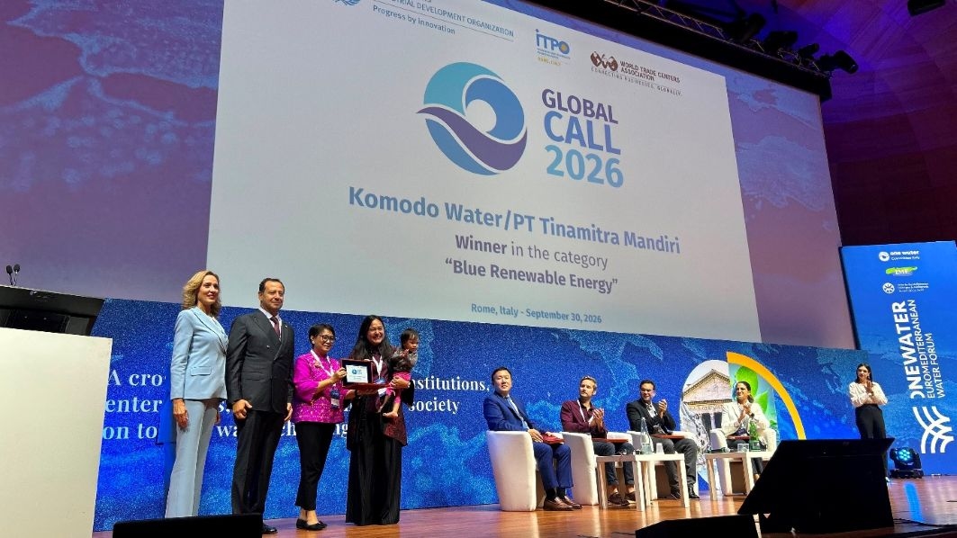 Komodo Water, Perusahaan Asal Indonesia, Raih Penghargaan Bergengsi UNIDO-WTCA Blue Economy