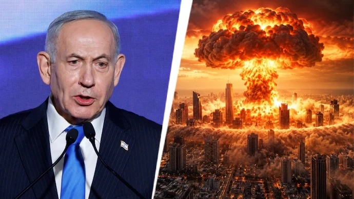 Menjelang Pemilu, Netanyahu Unggah Gambar Ledakan Nuklir di Atas Tel Aviv, Picu Kritik Oposisi