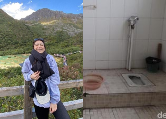 Toilet Umum Tanpa Pintu Di China Bikin Aktris Sora Ma Terkejut, Apa Filosofinya?