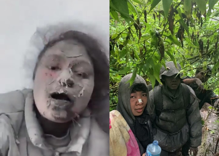 Viral Pendaki Wanita Terjebak di Gunung Marapi Terkena Abu Vulkanik: Tolong Saya, Begini Keadaan di Sini!