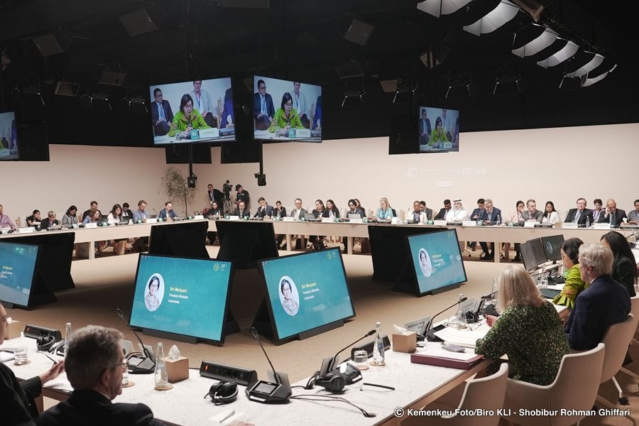 Pimpin Diskusi Tingkat Tinggi di COP28, Menkeu Dorong Akselerasi Pendanaan Transisi Energi