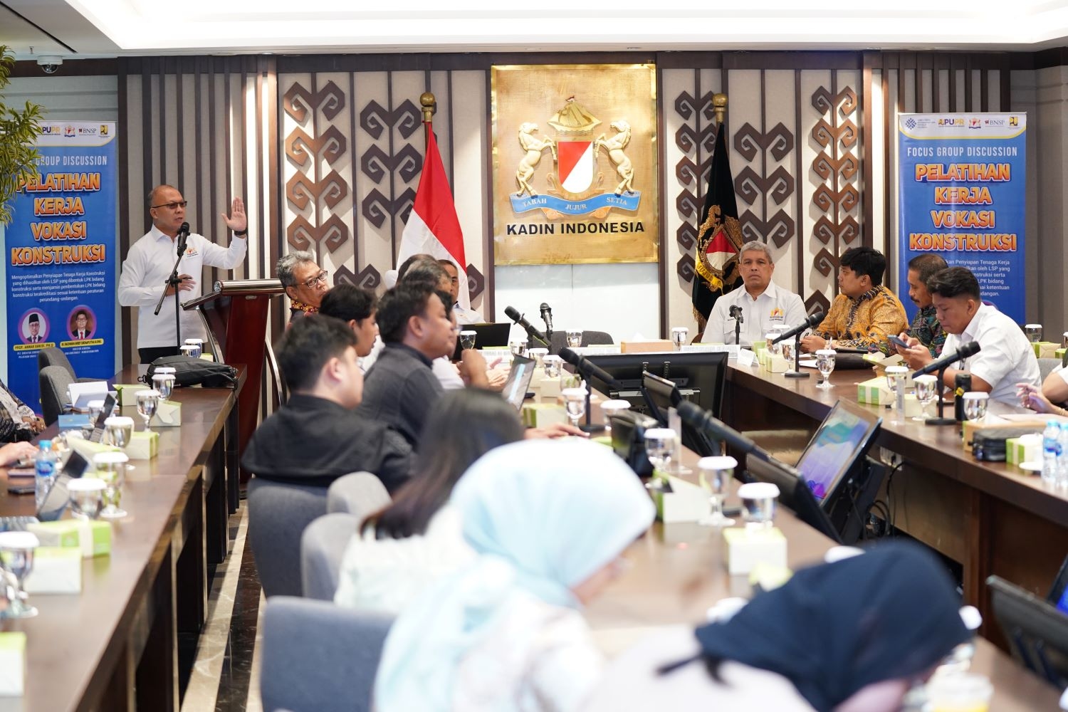 Kadin Indonesia, BNSP dan LPJK Gelar FGD untuk Penguatan Peran Pelatihan Kerja Vokasi Konstruksi