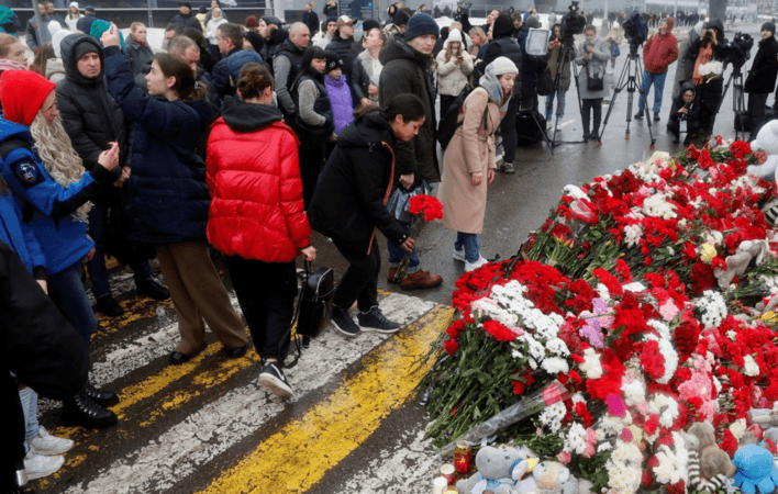 Empat Pelaku Serangan Brutal di Balai Kota Crocus Ditangkap