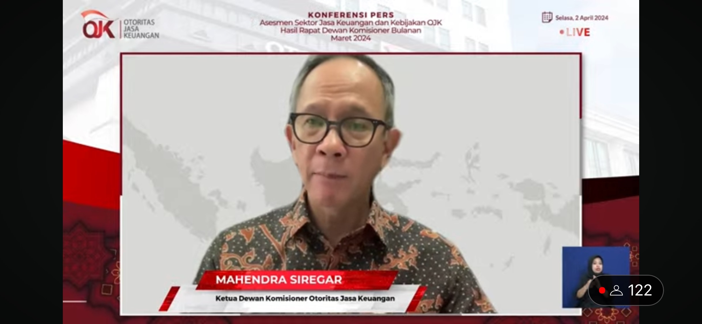 Di Tengah Tensi Geopolitik, OJK Sebut Sektor Jasa Keuangan RI Masih Kuat